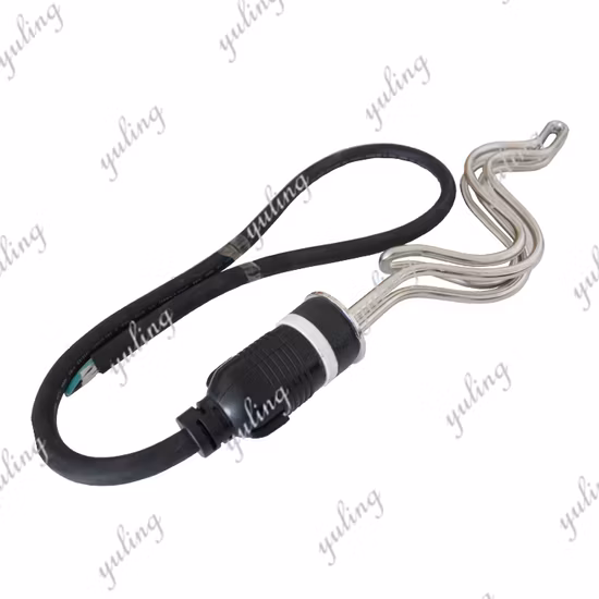 Elemento de aquecimento de imersão tubular de flange industrial para caldeira de água